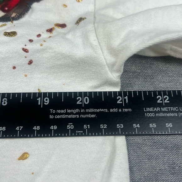 Vintage Single Stitch Western T-Shirt Womens Size Large USA Made Splatter Paint - Picture 7 of 16